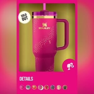 Stanley Barbie 1970 Superstar Quencher 40 oz NWT